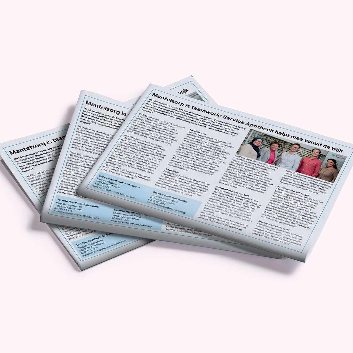 Apotheker vertelt zijn verhaal in lokale krant – lokale media bereiken